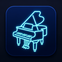icon_technology_piano_glow_effect icon preview