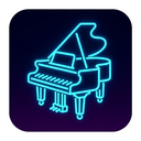 icon_technology_piano_neon icon preview