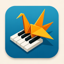 icon_technology_piano_origami icon preview