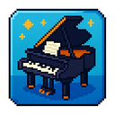 icon_technology_piano_pixel_art icon preview
