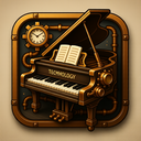 icon_technology_piano_steampunk icon preview