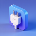 icon_technology_plug_3d_isometric icon preview