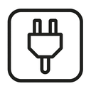 icon_technology_plug_geometric icon preview