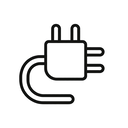 icon_technology_plug_line_art icon preview