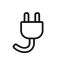 icon_technology_plug_minimal_outline icon preview