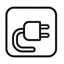 icon_technology_plug_monochrome icon preview