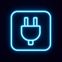 icon_technology_plug_neon icon preview