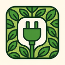 icon_technology_plug_organic_pattern icon preview