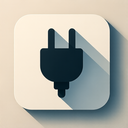 icon_technology_plug_shadow_effect icon preview