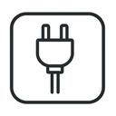 icon_technology_plug_thin icon preview