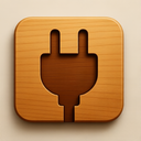 icon_technology_plug_wooden icon preview