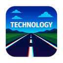 icon_technology_road_digital_glitch icon preview