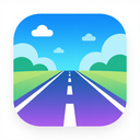 icon_technology_road_gradient icon preview