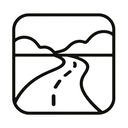 icon_technology_road_line_art icon preview