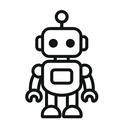 icon_technology_robot_minimal_outline icon preview