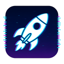 icon_technology_rocket_digital_glitch icon preview