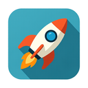 icon_technology_rocket_flat_design icon preview