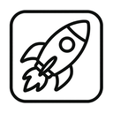 icon_technology_rocket_outline icon preview