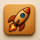 icon_technology_rocket_wooden icon preview
