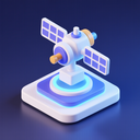 icon_technology_satellite_3d_isometric icon preview