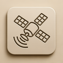 icon_technology_satellite_embossed icon preview