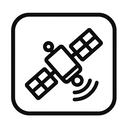 icon_technology_satellite_monochrome icon preview