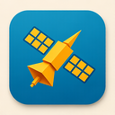 icon_technology_satellite_origami icon preview