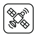 icon_technology_satellite_outline icon preview