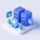 icon_technology_server_3d_isometric icon preview