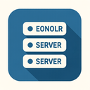 icon_technology_server_flat_design icon preview