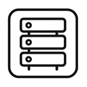 icon_technology_server_monochrome icon preview