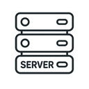 icon_technology_server_outline icon preview