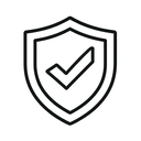 icon_technology_shield_minimal_outline icon preview