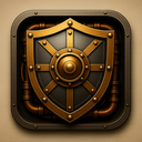 icon_technology_shield_steampunk icon preview