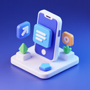 icon_technology_smartphone_3d_isometric icon preview