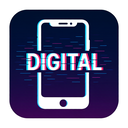 icon_technology_smartphone_digital_glitch icon preview