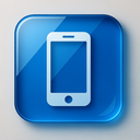 icon_technology_smartphone_glassy icon preview