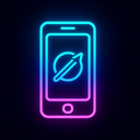 icon_technology_smartphone_neon icon preview