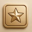 icon_technology_star_embossed icon preview