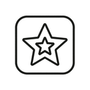icon_technology_star_minimal_outline icon preview