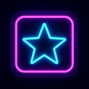 icon_technology_star_neon icon preview