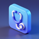 icon_technology_stethoscope_3d_isometric icon preview
