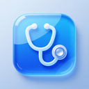 icon_technology_stethoscope_glassy icon preview