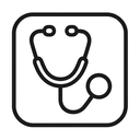 icon_technology_stethoscope_outline icon preview