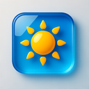 icon_technology_sun_glassy icon preview