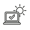 icon_technology_sun_line_art icon preview