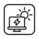 icon_technology_sun_monochrome icon preview