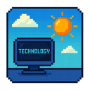 icon_technology_sun_pixel_art icon preview
