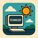 icon_technology_sun_retro icon preview