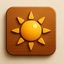 icon_technology_sun_wooden icon preview